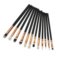 2019 12PCS Promotional eyeliner Pencil Eyeshadow Eyeliner Blending Makeup Brushes Black Handle Eye Brush